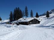Mountain hut tip Bäsäbeiz Waldhüttli