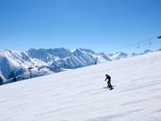 Panorama in Bansko with a view over Pirin National Park
