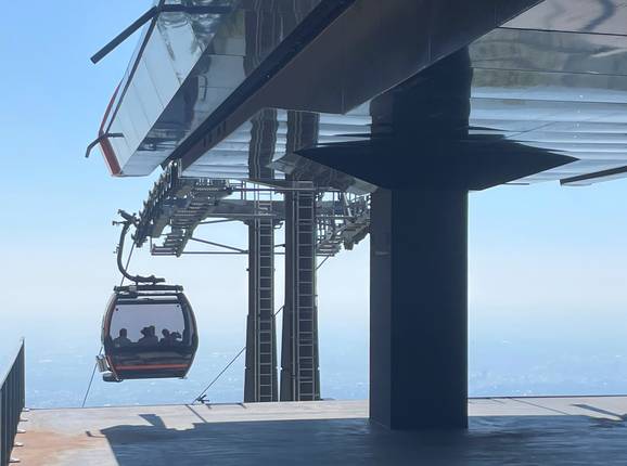 Mountain station Sljeme at 1030 m