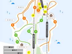 Trail map Iizuna Resort