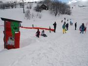 Toboggan slope in Le Corbier