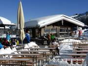 Chill bar at the Meckatzer Sportalp