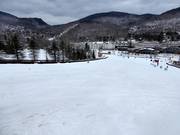 Practice slope Harfang des Neiges in the valley area