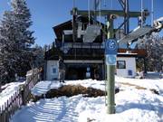 You are already expected when you get off the single chairlift.