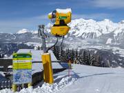 Snow cannon on the Planai