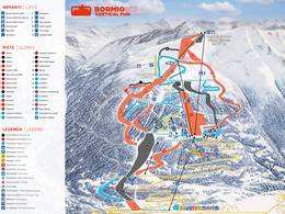 Trail map Bormio – Cima Bianca