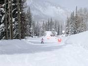 Practice area at the Caterpillar conveyor belt