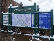 Information board in the valley