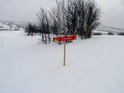 Slope sign-posting at Beitostølen 