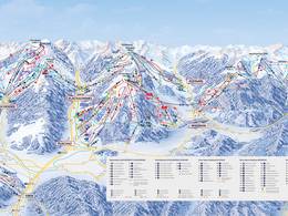 Trail map Snow Space Salzburg – Flachau/Wagrain/St. Johann-Alpendorf