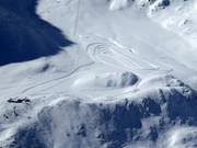 Overview of the Lazaun cross-country ski trail