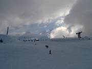 Wide and easy slope in Les Houches
