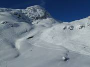 Deep powder slopes in Stuben