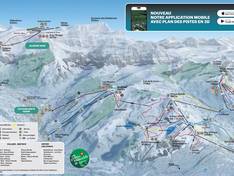 Trail map Villars/Gryon/Les Diablerets