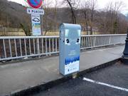 Charging station for electric vehicles at the base station in Saint-Lary village