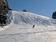 The challenging Hauber downhill run