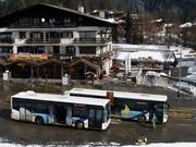 Ski buses in Les Houches