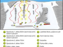 Trail map Petříkovice