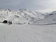 Descents on treeless slopes
