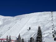 Challenging slope at the Falschbachbahn