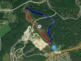 Trail map Wurmsteinlift – Flossenbürg