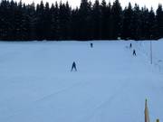 View of the easy slope