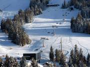 Schwandenbahn - 8pers. High speed chairlift (detachable) with bubble and seat heating