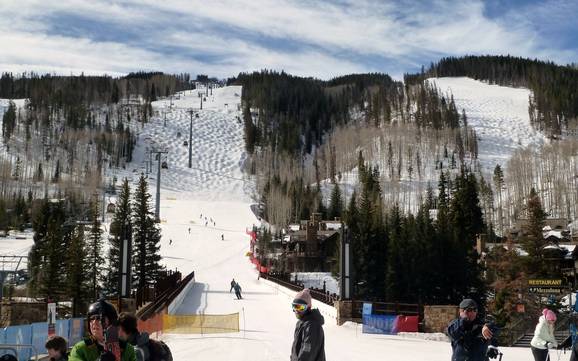 Skiing in the Rocky Mountains