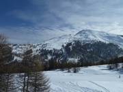 View of the slopes of Pragelato