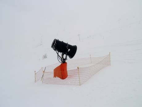 Snow reliability Northern French Alps (Alpes du Nord) – Snow reliability Grands Montets – Argentière (Chamonix)