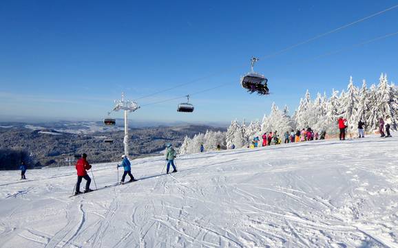 Biggest ski resort in Almberg-Haidel-Dreisessel – ski resort Mitterdorf – Almberg