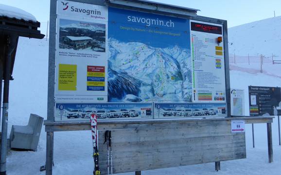 Savognin Bivio Albula: orientation within ski resorts – Orientation Savognin