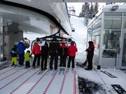 Staff is present at the entry