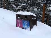 Waste separation in the ski area