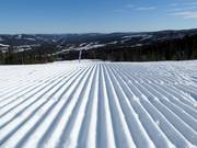 Perfectly groomed slope in Trysil