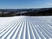 Perfectly groomed slope in Trysil