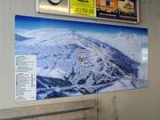 Slope map at the mountain station of the Bergeralm