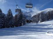 View from the mid-station to the mountain station