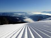 Perfect slope grooming on the Gerlitzen