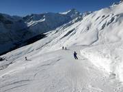 Easy slope Rietboden at the Schabell chairlift