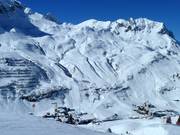 View of Zürs and the Madloch