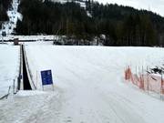 Turtle Creek with conveyor belt at the valley station