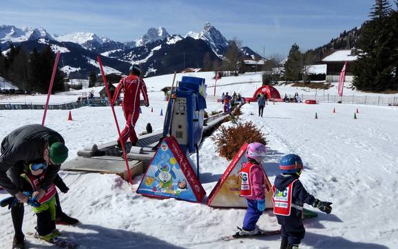 Family ski resorts Saane Valley (Saanetal) – Families and children Rinderberg/Saanerslochgrat/Horneggli – Zweisimmen/Saanenmöser/Schönried/St. Stephan