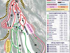 Trail map Ikenotaira Onsen
