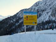 Signposting on the slope