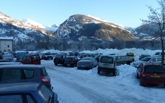 Paradiski: access to ski resorts and parking at ski resorts – Access, Parking Les Arcs/Peisey-Vallandry (Paradiski)