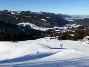 Slopes at the 6-seater chairlift Schrattenwang