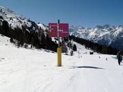 Signposting in the ski area