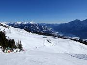 View over the ski resort of Zettersfeld