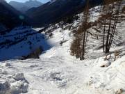 Challenging valley run Delle Cole